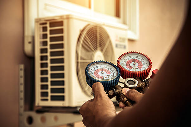 Professional Hvac technician working in Falcon, MO